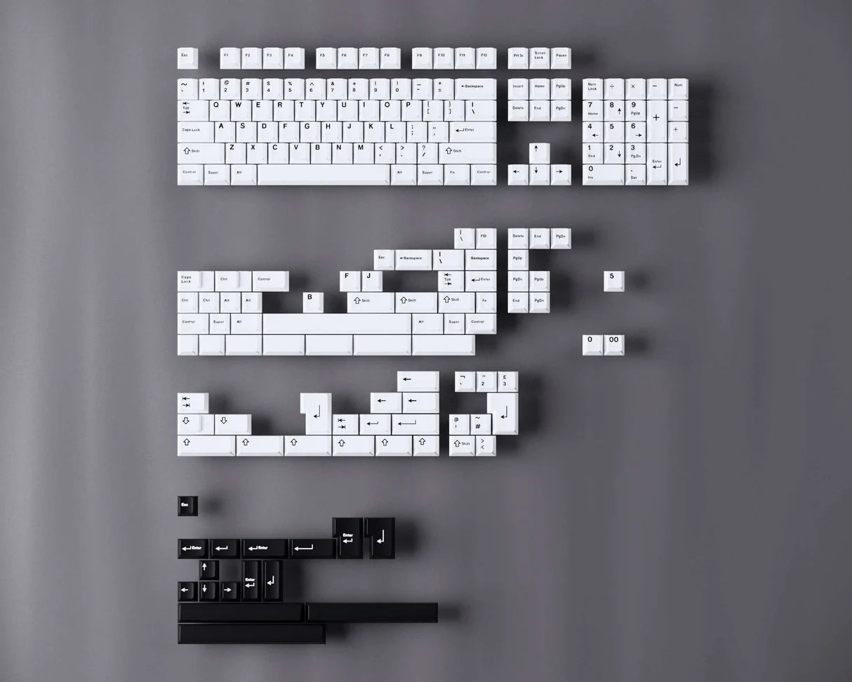 SW 鍵帽 Black On White|BOW